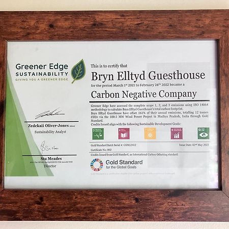 布莱奈费斯蒂尼奥格 Bryn Elltyd Eco House旅馆 外观 照片
