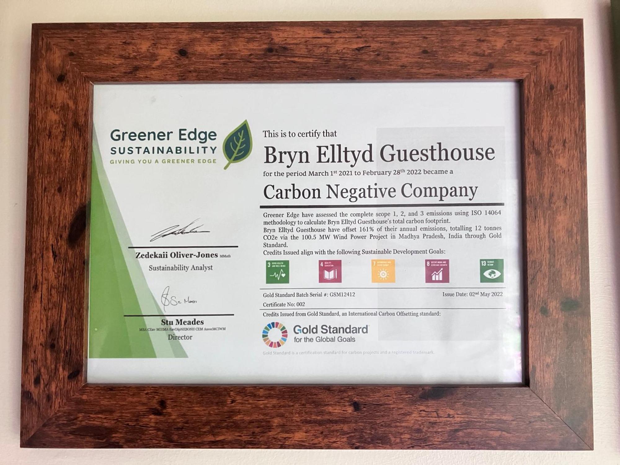 布莱奈费斯蒂尼奥格 Bryn Elltyd Eco House旅馆 外观 照片